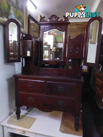 Wing Mirror, Kauri, Dressing Table, 367630