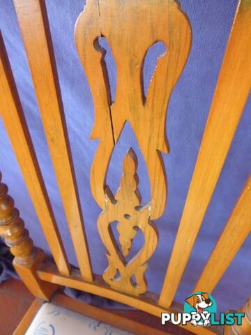 Chairs 6 Oak Jacobean Painted 366672