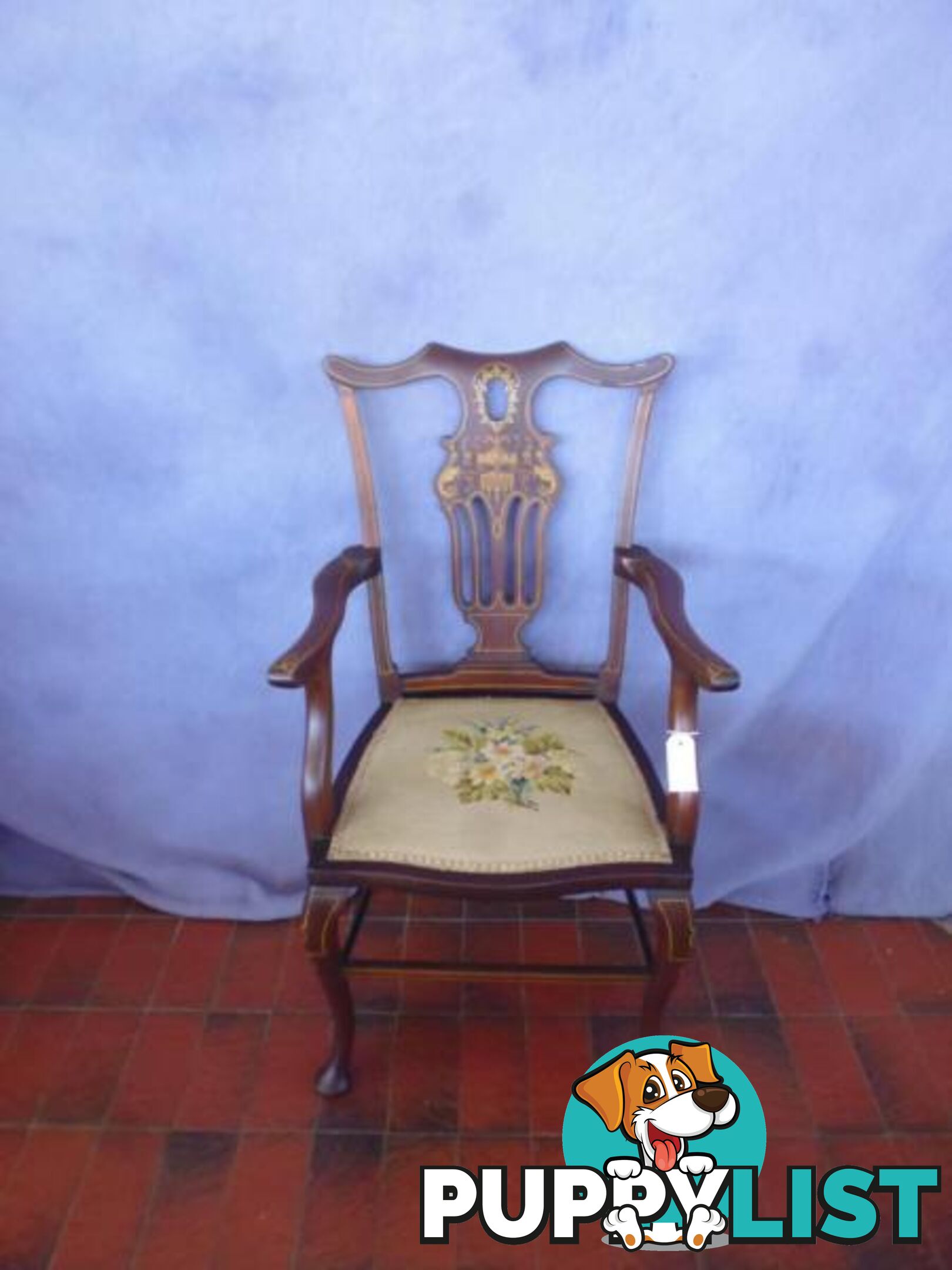 French Chair with Inlay, 369852