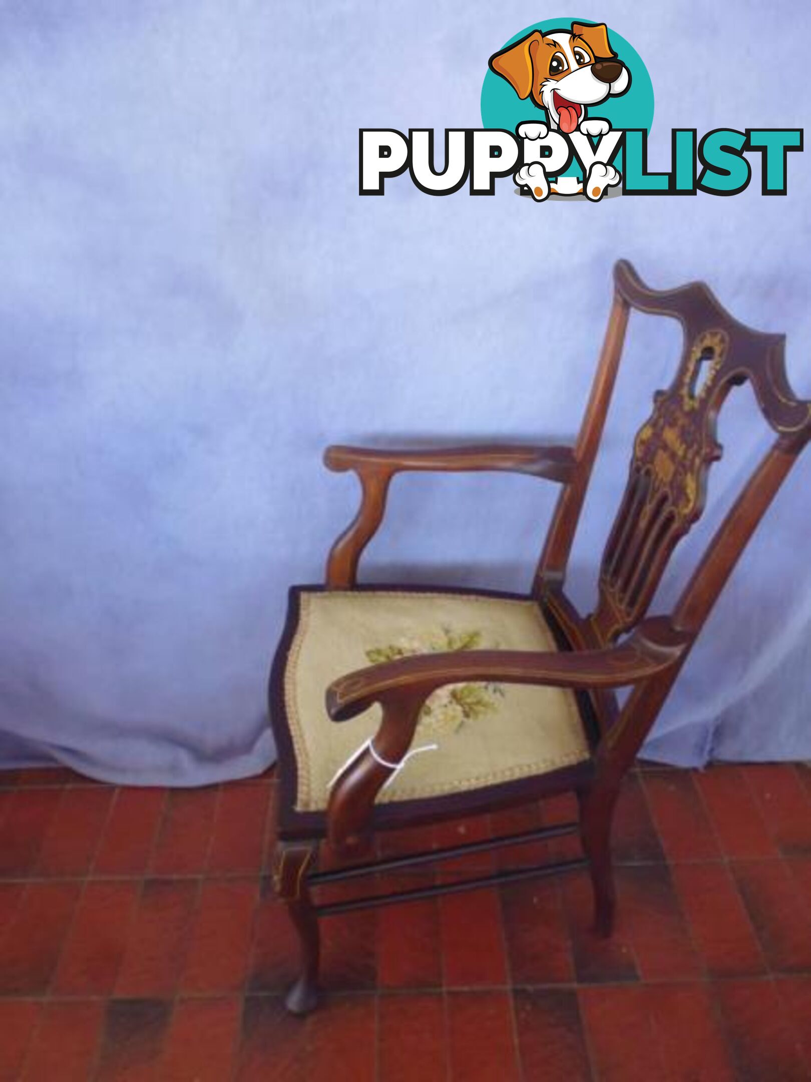 French Chair with Inlay, 369852