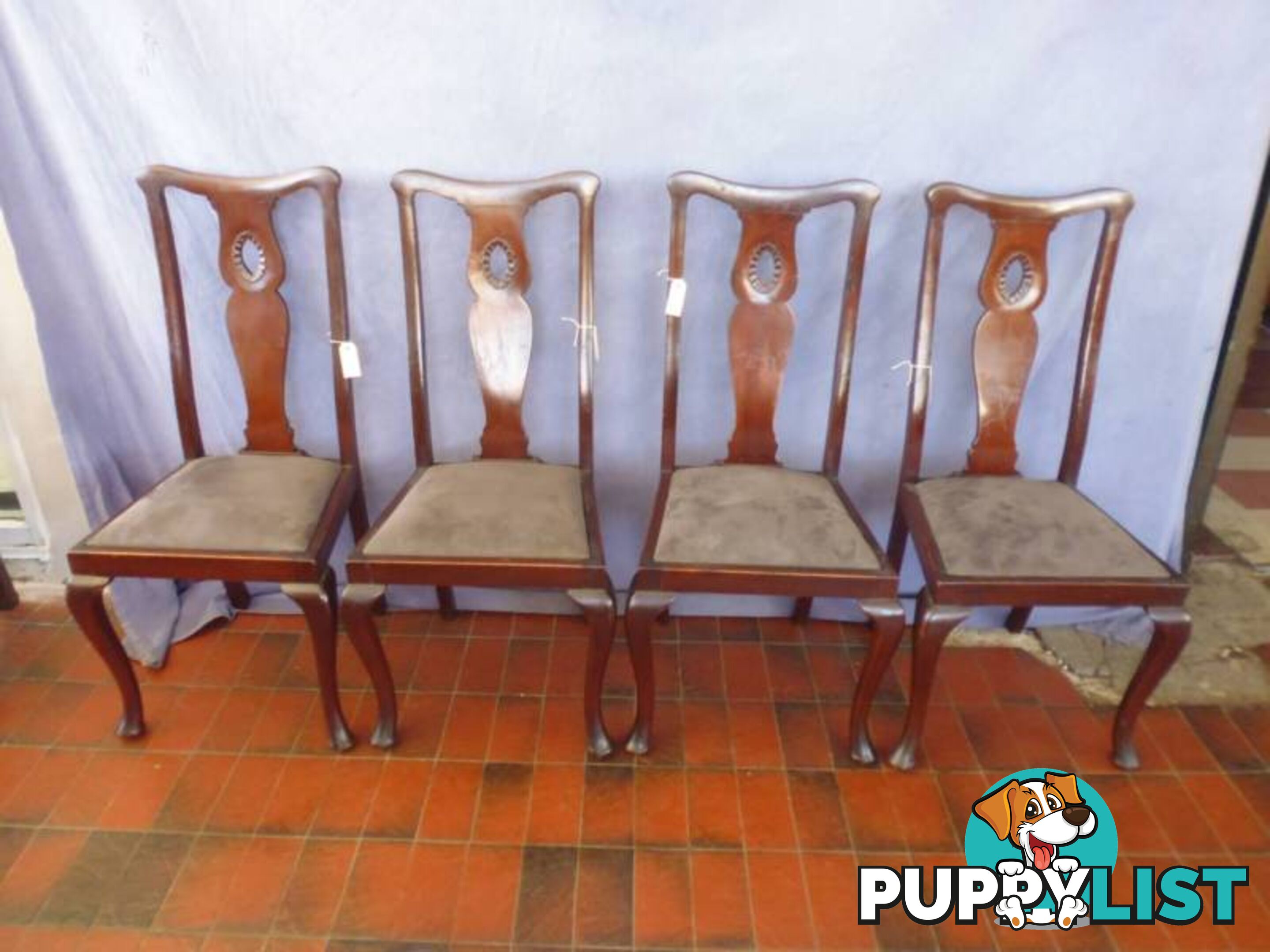 Chairs, 4, Cabriole Legs, 368757