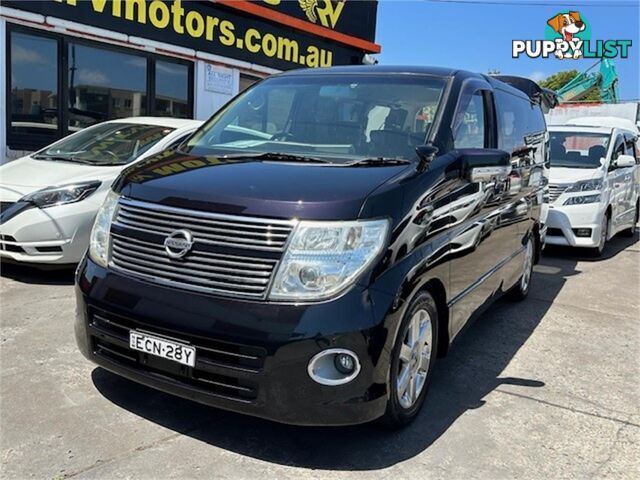 2008 NISSAN ELGRAND HIGHWAYSTAR E51SERIESIII 