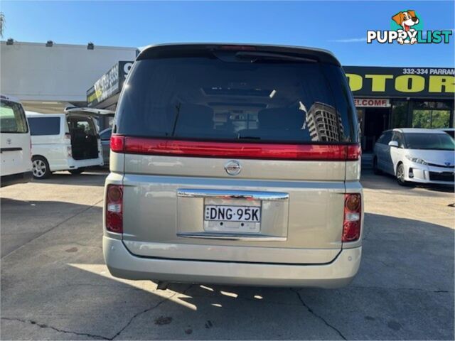 2008 NISSAN ELGRAND  E51 4D WAGON
