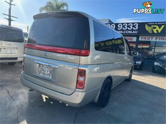 2008 NISSAN ELGRAND  E51 4D WAGON