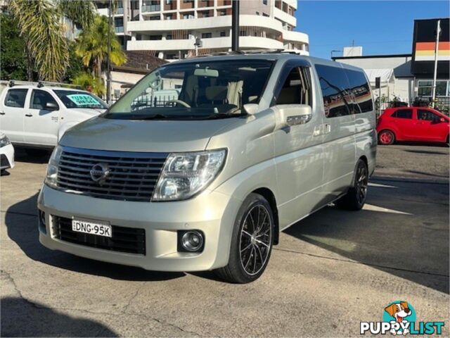 2008 NISSAN ELGRAND  E51 4D WAGON