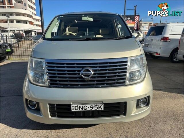2008 NISSAN ELGRAND  E51 4D WAGON