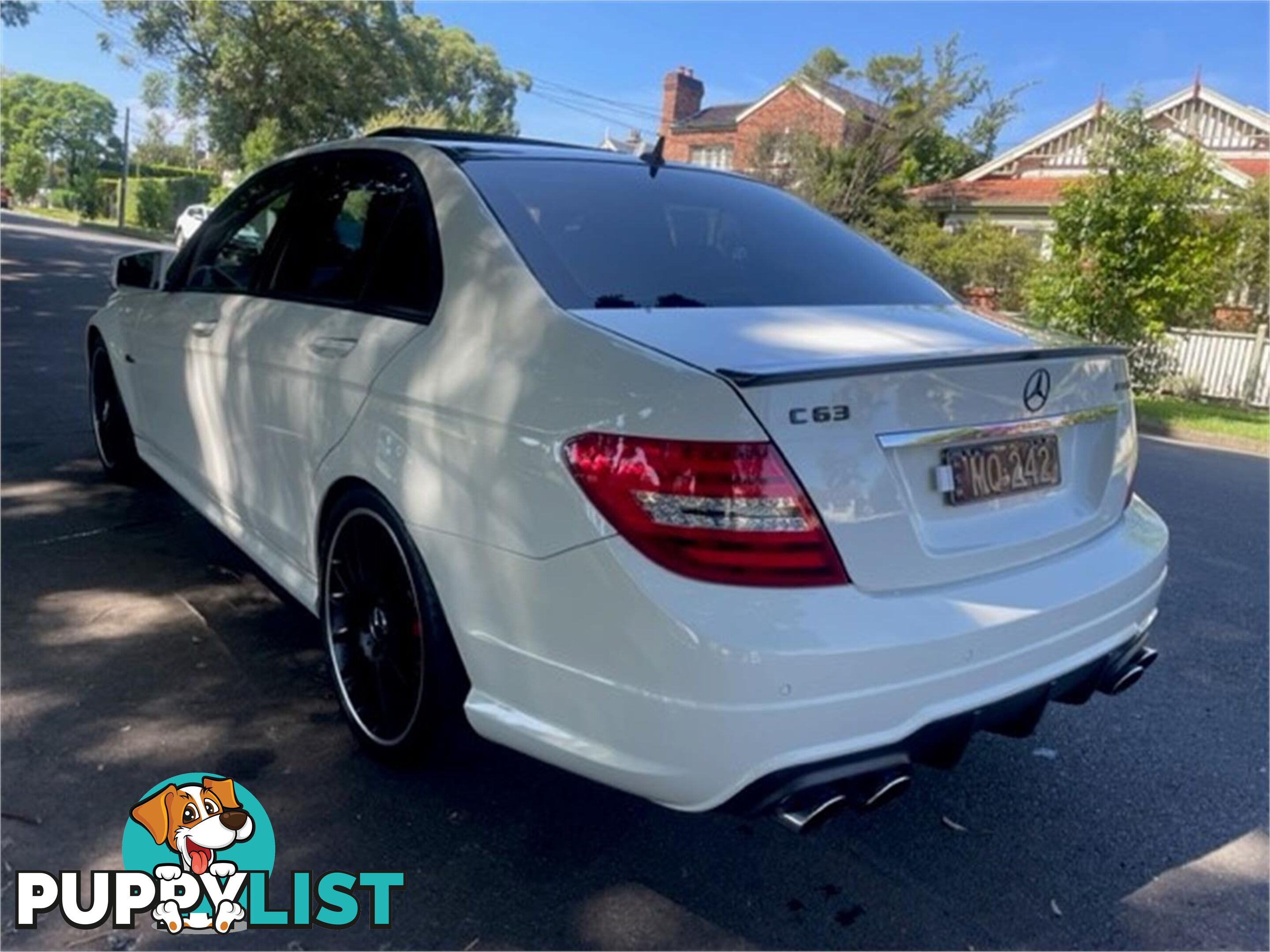 2012 MERCEDES-BENZ C63 AMG W204MY12 4D SEDAN