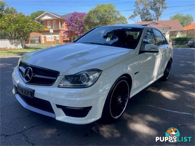 2012 MERCEDES-BENZ C63 AMG W204MY12 4D SEDAN