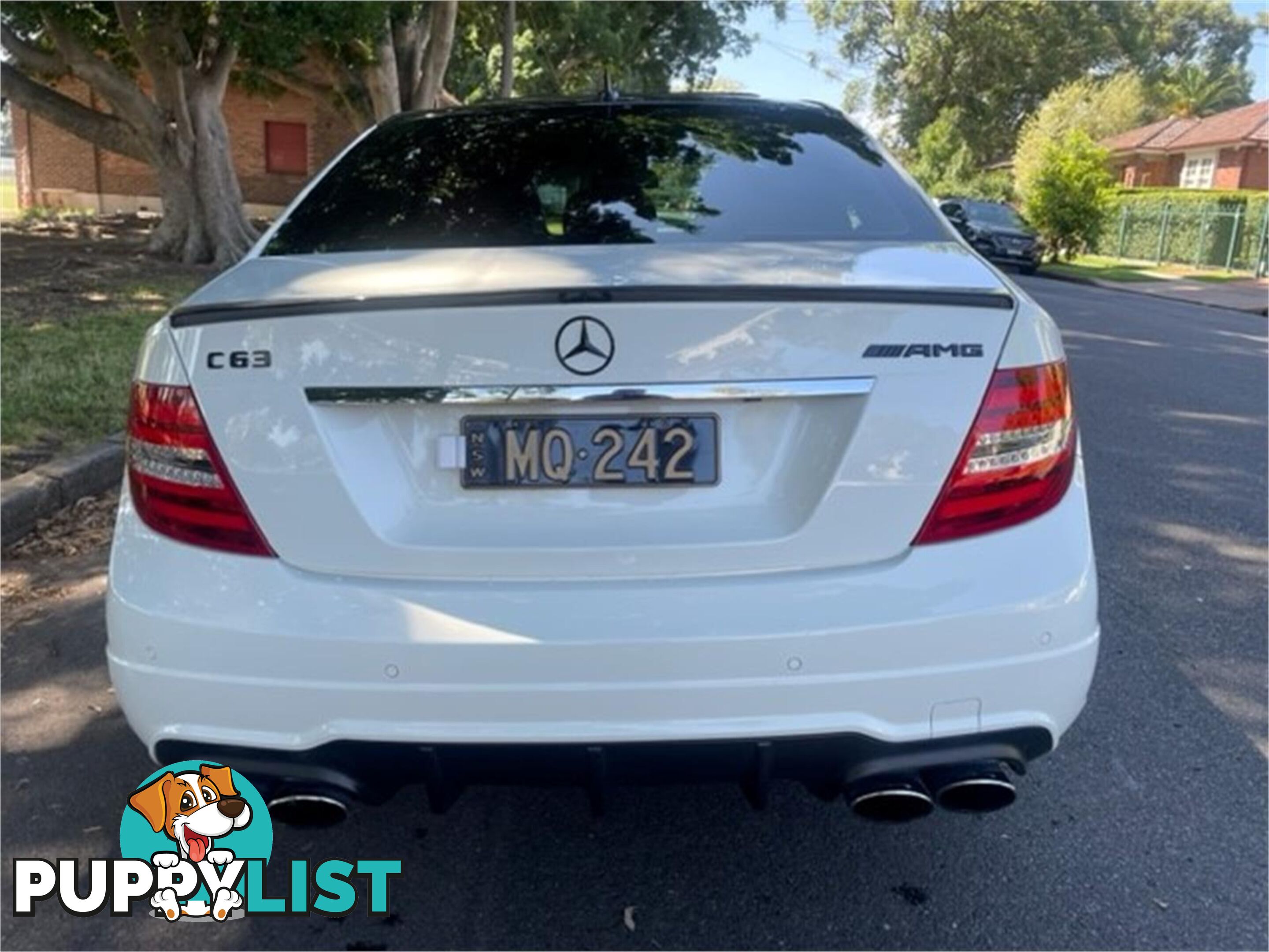 2012 MERCEDES-BENZ C63 AMG W204MY12 4D SEDAN