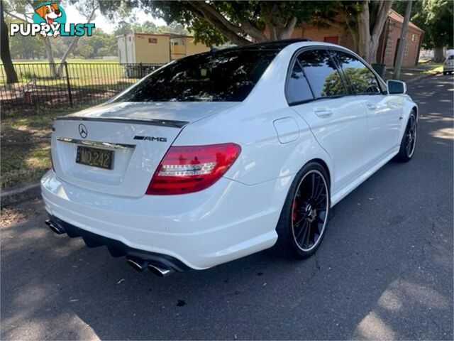 2012 MERCEDES-BENZ C63 AMG W204MY12 4D SEDAN