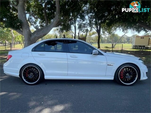 2012 MERCEDES-BENZ C63 AMG W204MY12 4D SEDAN