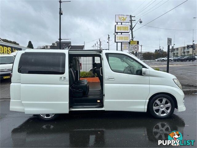 2007 NISSAN ELGRAND HIGHWAYSTAR E51 5D WAGON