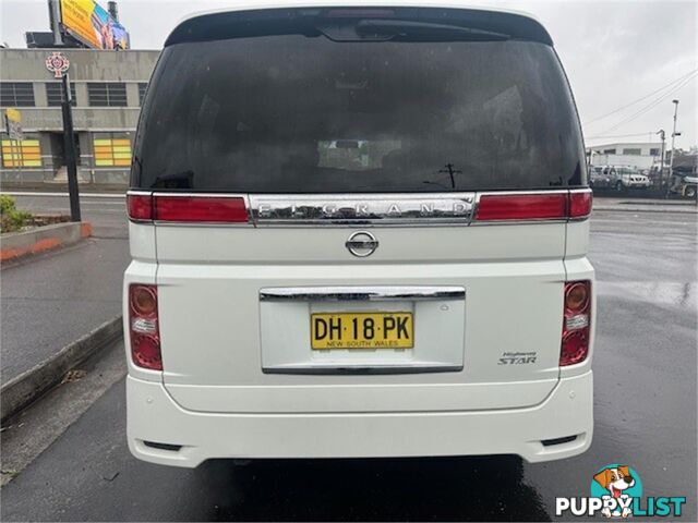 2007 NISSAN ELGRAND HIGHWAYSTAR E51 5D WAGON