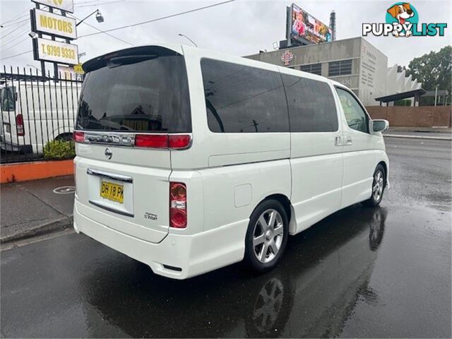 2007 NISSAN ELGRAND HIGHWAYSTAR E51 5D WAGON