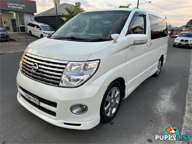 2007 NISSAN ELGRAND HIGHWAYSTAR E51 5D WAGON