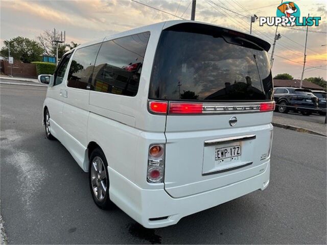 2007 NISSAN ELGRAND HIGHWAYSTAR E51 5D WAGON