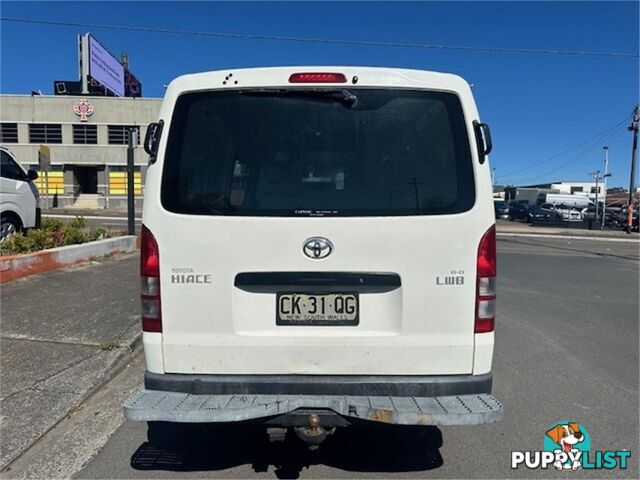 2010 TOYOTA HIACE LWB KDH201RMY11UPGRADE 4D VAN