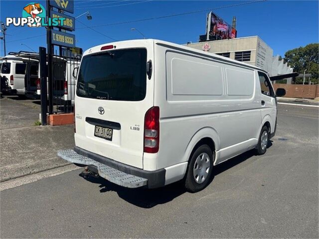 2010 TOYOTA HIACE LWB KDH201RMY11UPGRADE 4D VAN