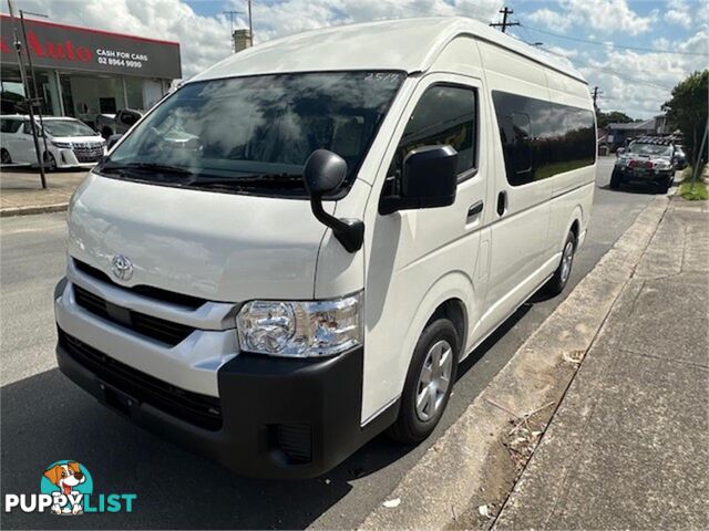 2023 TOYOTA HIACE DXCOMMUTERSLWBHIGHROOF TRH221 4D VAN