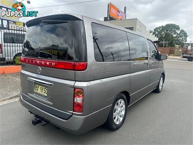 2009 NISSAN ELGRAND VG NE51 5D WAGON