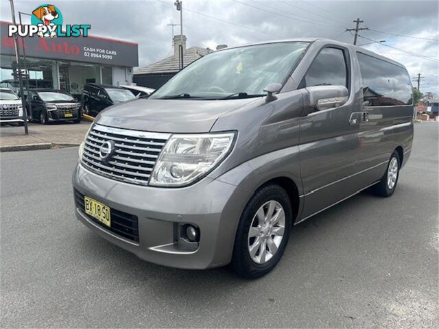 2009 NISSAN ELGRAND VG NE51 5D WAGON