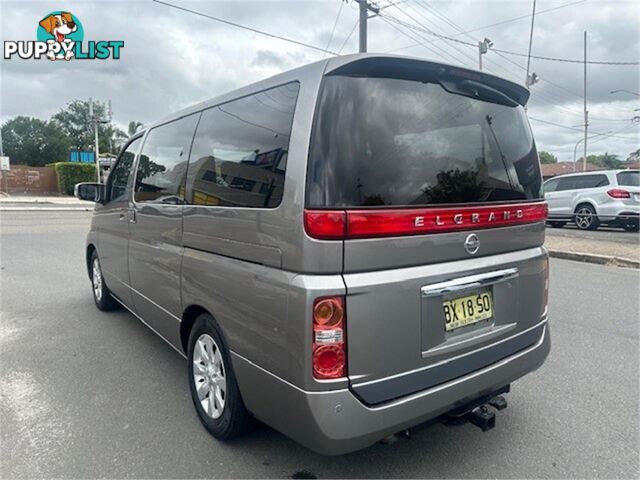 2009 NISSAN ELGRAND VG NE51 5D WAGON