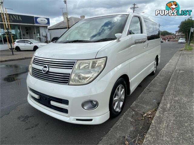 2007 NISSAN ELGRAND HIGHWAYSTAR E51 5D WAGON