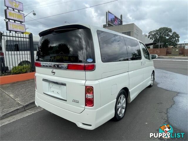 2007 NISSAN ELGRAND HIGHWAYSTAR E51 5D WAGON