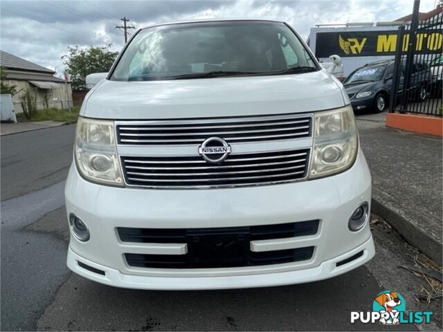 2007 NISSAN ELGRAND HIGHWAYSTAR E51 5D WAGON