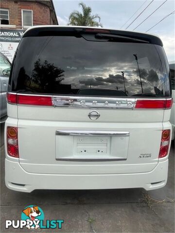 2007 NISSAN ELGRAND HIGHWAYSTAR E51 5D WAGON