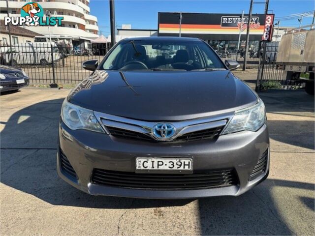 2012 TOYOTA CAMRY HYBRIDH AVV50R 4D SEDAN