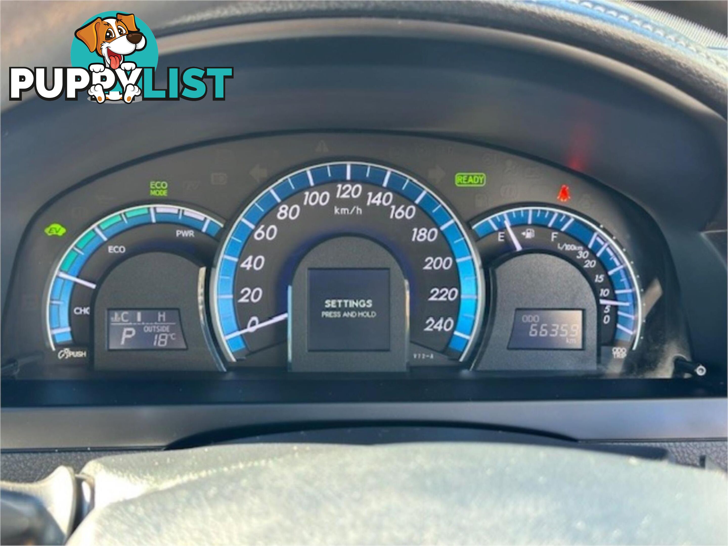2012 TOYOTA CAMRY HYBRIDH AVV50R 4D SEDAN