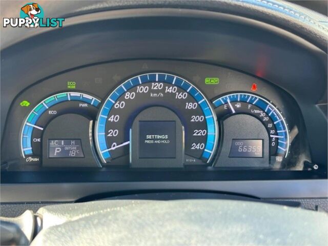 2012 TOYOTA CAMRY HYBRIDH AVV50R 4D SEDAN