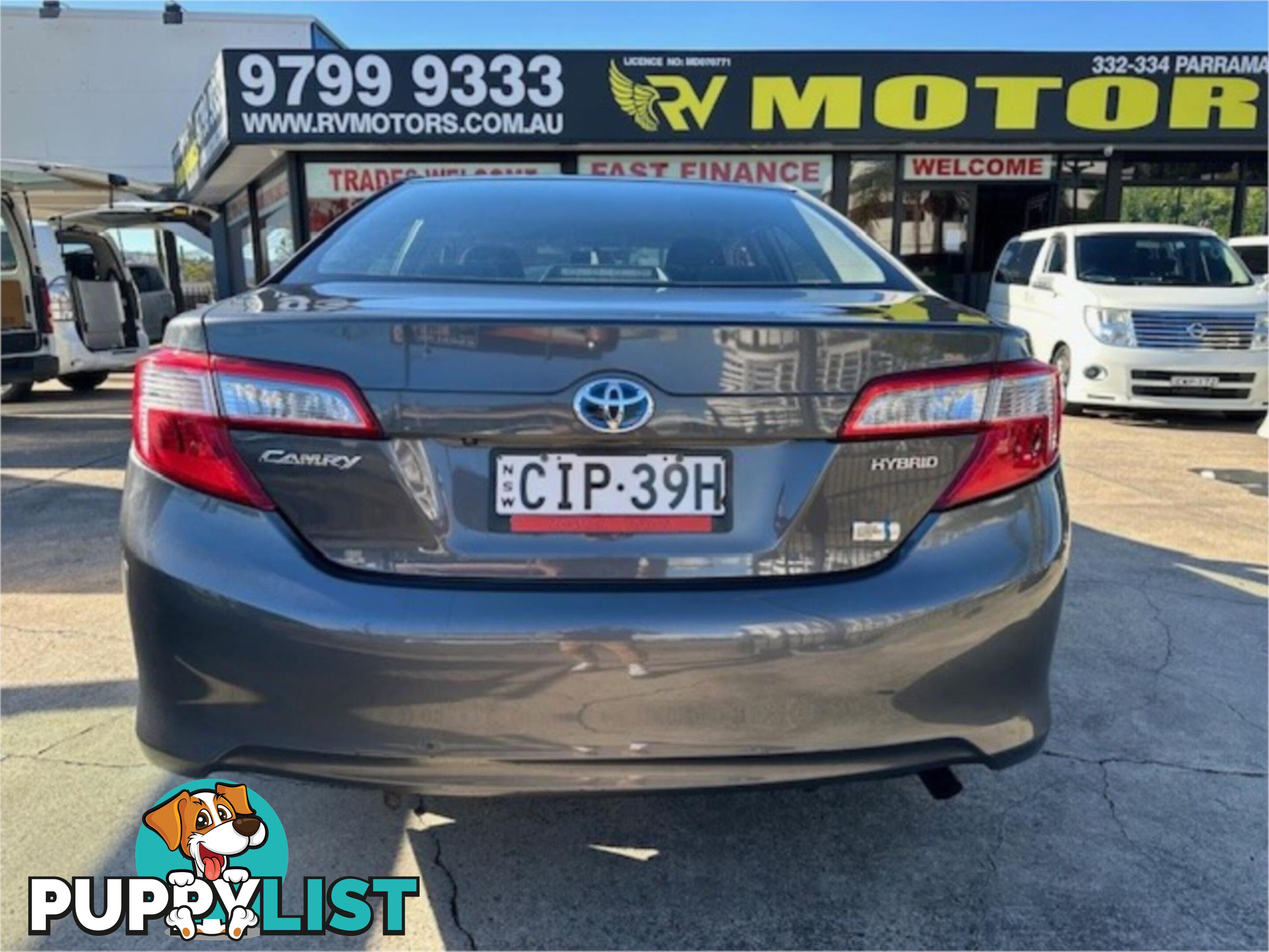 2012 TOYOTA CAMRY HYBRIDH AVV50R 4D SEDAN