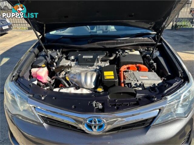 2012 TOYOTA CAMRY HYBRIDH AVV50R 4D SEDAN