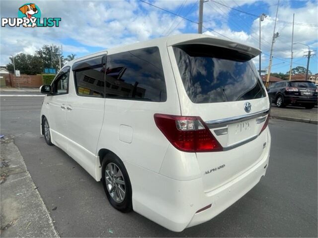 2011 TOYOTA ALPHARD SRCPACKAGE ATH20 5D WAGON