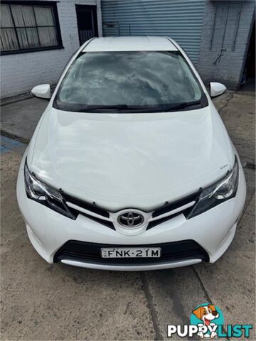 2012 TOYOTA COROLLA ASCENT ZRE182R 5D HATCHBACK