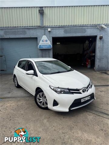 2012 TOYOTA COROLLA ASCENT ZRE182R 5D HATCHBACK