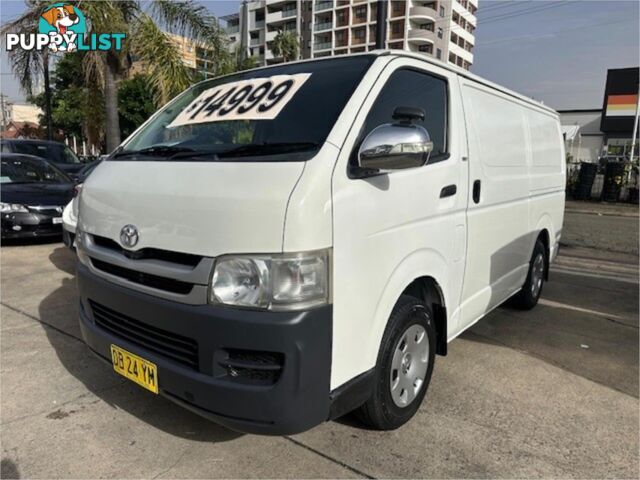 2009 TOYOTA HIACE LWB TRH201RMY07UPGRADE 4D VAN