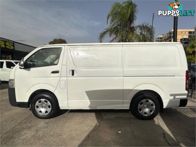 2009 TOYOTA HIACE LWB TRH201RMY07UPGRADE 4D VAN