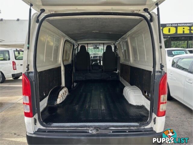 2009 TOYOTA HIACE LWB TRH201RMY07UPGRADE 4D VAN