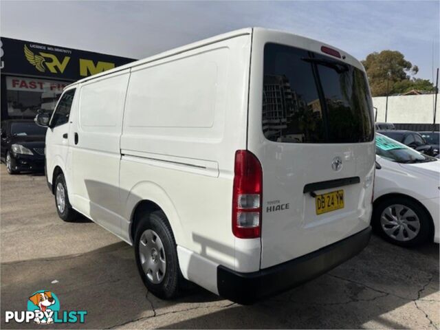 2009 TOYOTA HIACE LWB TRH201RMY07UPGRADE 4D VAN