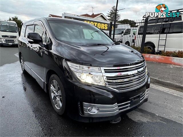 2012 NISSAN ELGRAND RIDER E52 5D WAGON