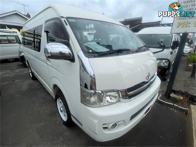 2009 TOYOTA HIACE DXHIGHROOFWIDEBODY TRH226RMY09UPGRADE 4D VAN