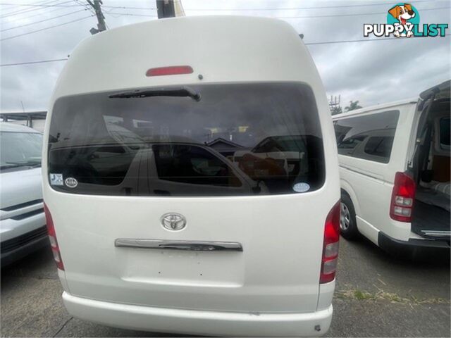 2009 TOYOTA HIACE DXHIGHROOFWIDEBODY TRH226RMY09UPGRADE 4D VAN