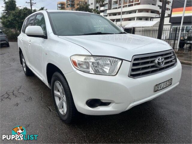 2009 TOYOTA KLUGER KX R(FWD)5SEAT GSU40R 4D WAGON