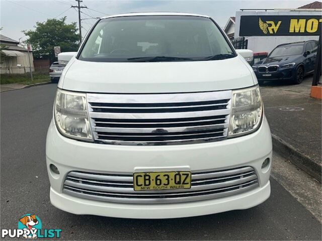 2005 NISSAN ELGRAND RIDERS E51 5D WAGON