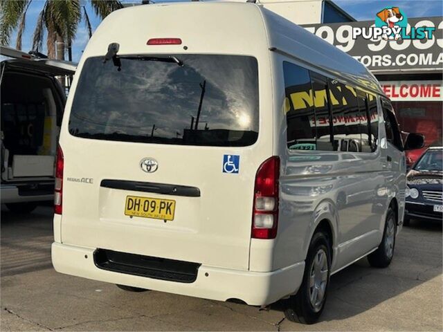2012 TOYOTA HIACE WELCAB TRH200 5D VAN