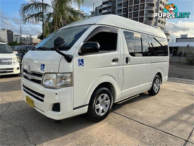 2012 TOYOTA HIACE WELCAB TRH200 5D VAN