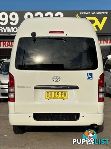 2012 TOYOTA HIACE WELCAB TRH200 5D VAN